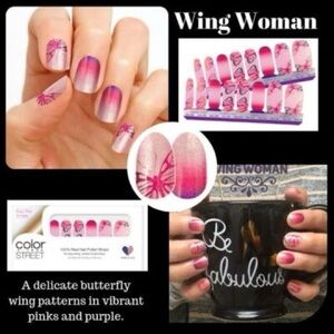 Color Street Nail Polish Strips: Wing Women